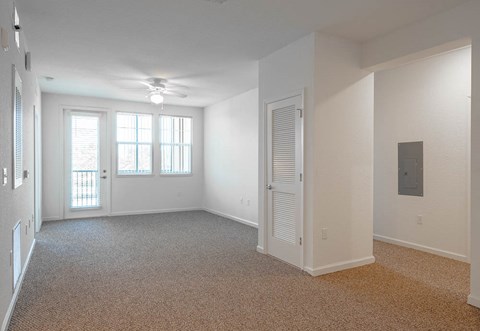 Two Bedroom w/Den Two Bath - Living Area